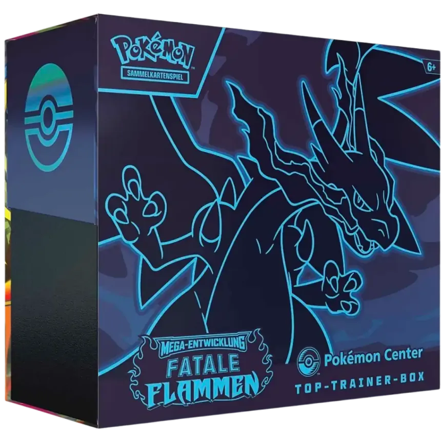 Fatale Flammen Pokemon Center Top Trainer Box